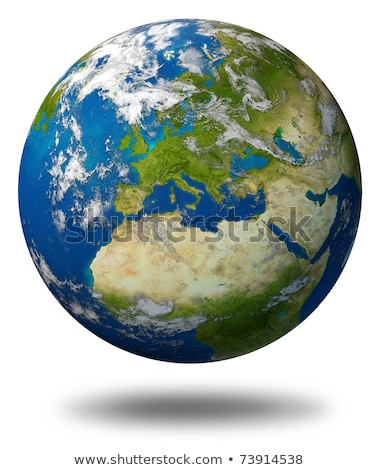 Stock fotó: Planet Earth Featuring Europe And European Union