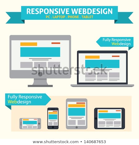 Сток-фото: Modern Infographic On Tablet Pc