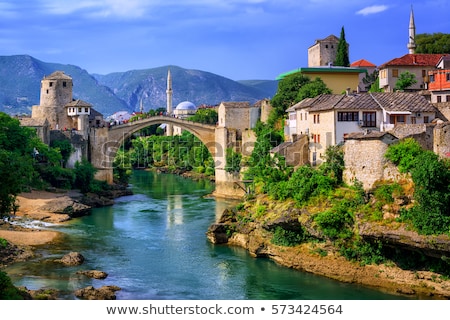 Stok fotoğraf: Old Bridge In Mostar