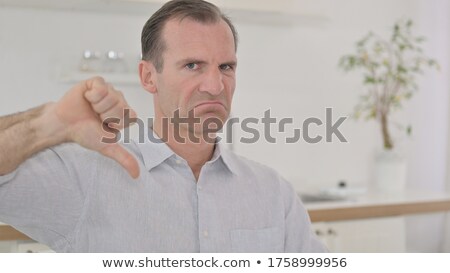 Foto stock: Business Man Sad Looking Down