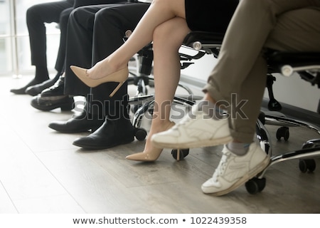 Foto stock: Concept Close Up Image Woman In High Heel Shoes