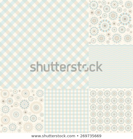 Stok fotoğraf: Blue White Brown Abstract Rhythm Background Pattern