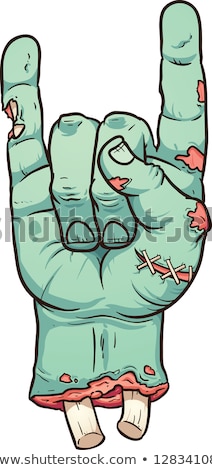 Foto stock: Zombie Rock Cartoon