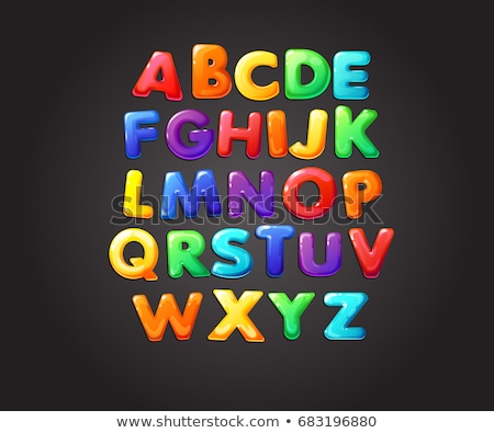 Foto stock: Alphabets For Kids  Abc
