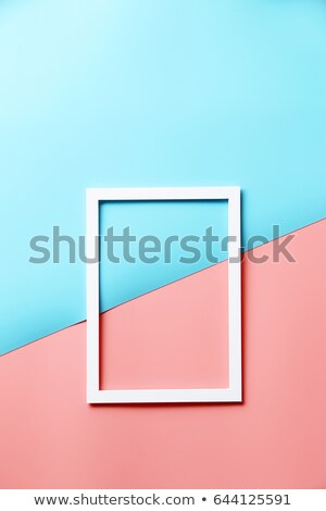 Zdjęcia stock: Camera And Two Blank Photo Frames 3d Rendering