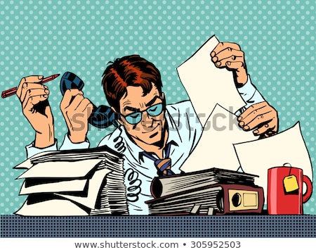 Stock photo: Color Vintage Lawyer Poster