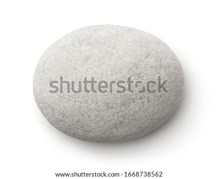 Stock photo: Stones Isolated On White Background