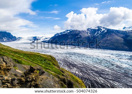 Stock fotó: Skaftafellsjokull Glacier Iceland