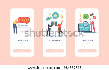 Foto stock: Mobile App Rating Vector Concept Metaphor