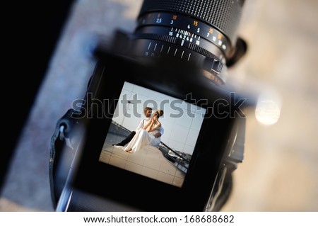 [[stock_photo]]: Wedding Couple Posing For Photography