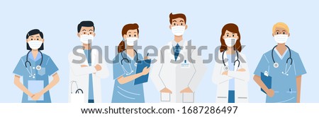 Foto stock: Supportive Doctor