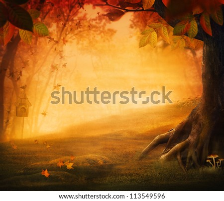 Foto stock: Abstract Halloween Backgrounds With Copy Space For Your Design