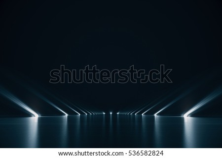 Foto stock: Abstract Dark Background With Light Lines