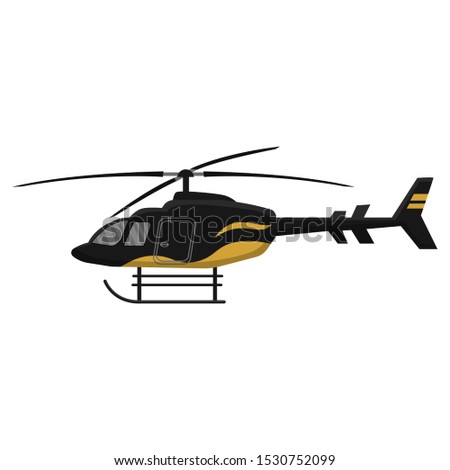 [[stock_photo]]: Multipurpose Helicopter Icon Isolated On White Background Air Transport Aviation Vector Illustrat