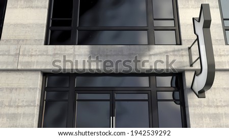 Stock photo: Arrow Sign Outside Shop Facade