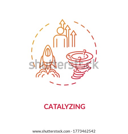 Stock photo: Catalyzing Concept Icon