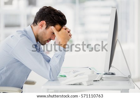 Stock fotó: Frustrated Businessman