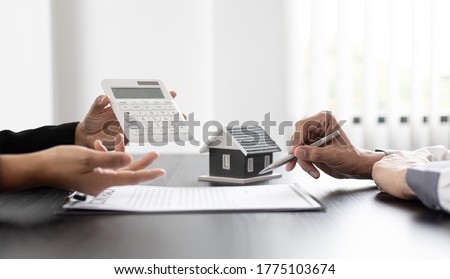 Stock photo: Signing Real Estate Purchase Agreement