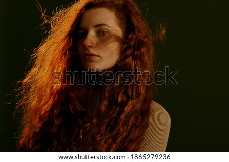 Foto stock: Redhead