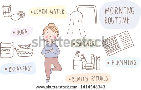 Stock photo: Morning Routines