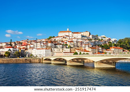 Сток-фото: City Panorama Of Coimbra