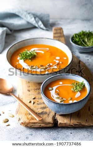 Stock fotó: Pumpkin Cream Soup