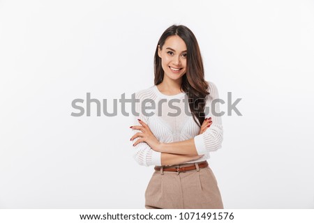 Stockfoto: Attractive Young Beautiful Asian Woman Entrepreneur Or Freelance