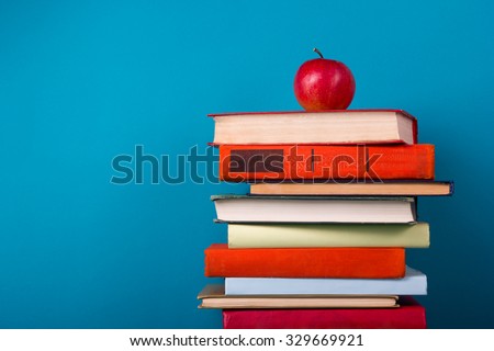 Stock photo: Blue School Textbook