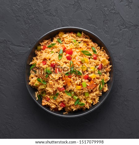 Сток-фото: Rice And Vegetables