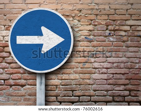 Stock photo: Obligatory Direction