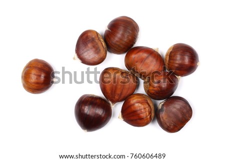 Stok fotoğraf: Chestnuts Top Views