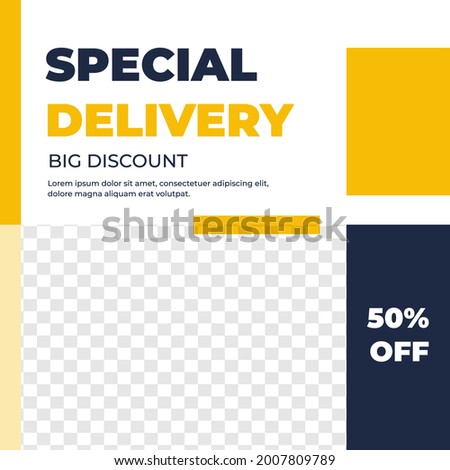 Stock foto: Pizza Carrier Service Posters With Couriers