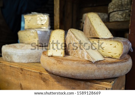 Stock photo: Traditional Auvergne Cheese