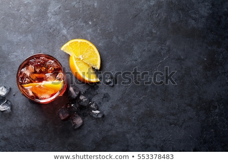 Stok fotoğraf: Negroni Cocktail Glass