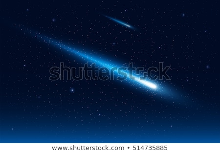 [[stock_photo]]: Starry Space And Comet Stars And Asteroid Vector