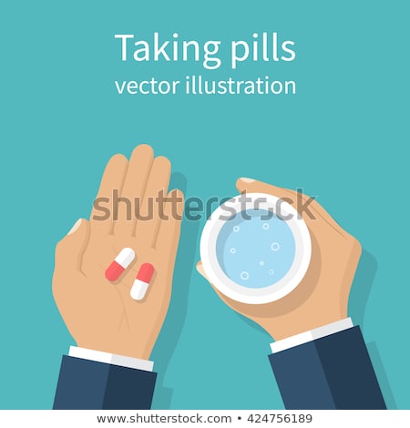 [[stock_photo]]: Men Patient Taking Antibiotic Pill