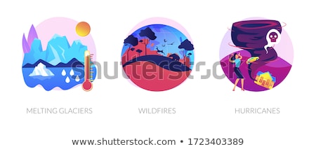 [[stock_photo]]: Climate Change Consequences Vector Concept Metaphor