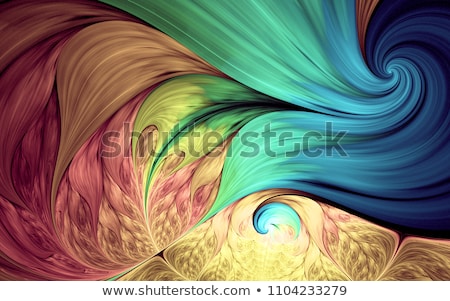Stok fotoğraf: Flowing Psychedelic Streaks Of Color