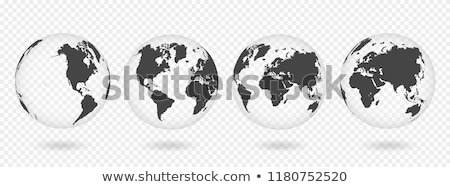 Stockfoto: Vector Isolated Globes