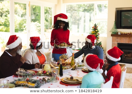 [[stock_photo]]: Group Of Santa Women