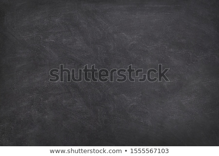 Stok fotoğraf: Smudged Blackboard Background With Chalk And Copy Space
