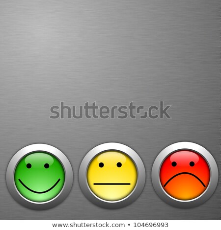 Stok fotoğraf: Feedback Form With Smilies - Excellent