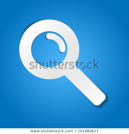 Stockfoto: Loupe Magnifying Glass Tool With Map