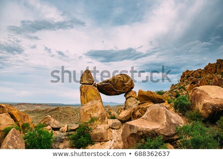 Stock fotó: Image Of Mountains In Big Bend Texas