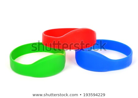 Stock fotó: Three Color Rfid Bracelet