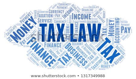 Stock fotó: Taxation Word Cloud