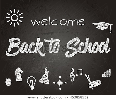 Stock photo: New Life - Chalkboard With Hand Drawn Text