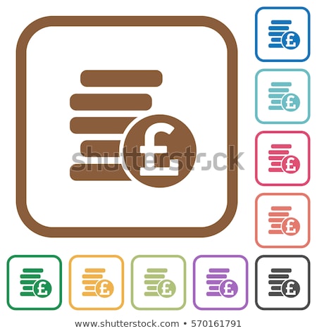 Stockfoto: Pound Coin Theme Design