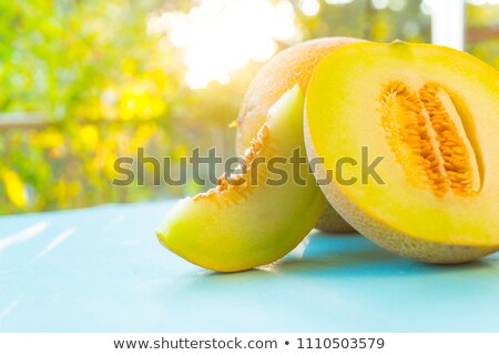 Stock photo: Fresh Melon Slices