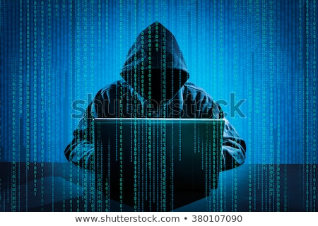 Stock photo: Hacker Using Laptop